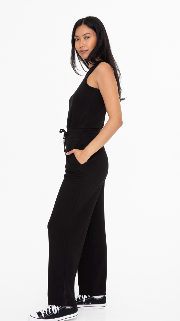 Keyhole Black Jumpsuit