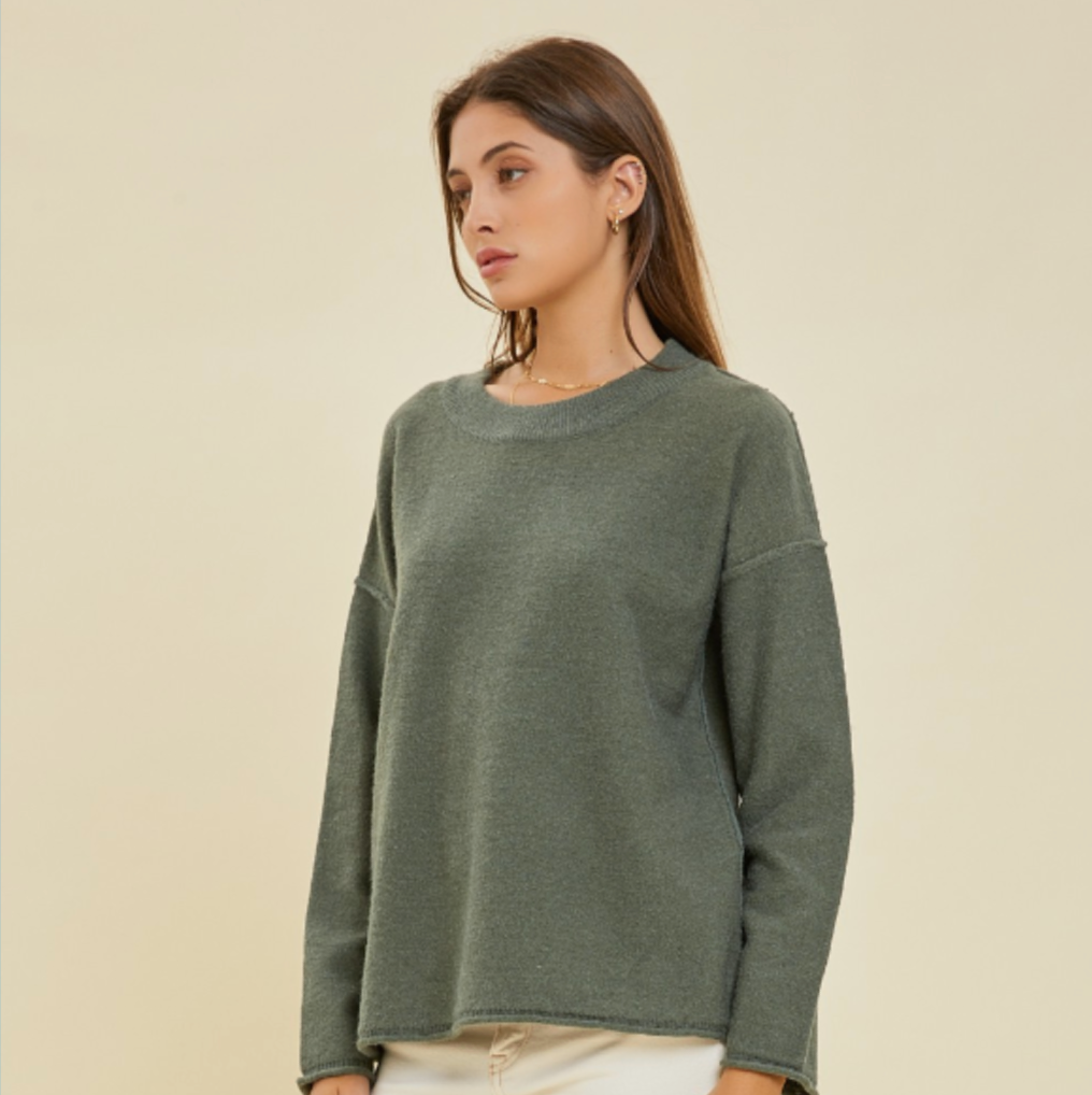 Oversized Sweater in Spruce
