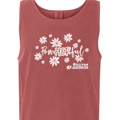PowHERful Jazzercise Tank - Comfort Colors