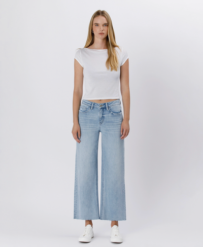Vervet - High Rise Wide Leg Jeans
