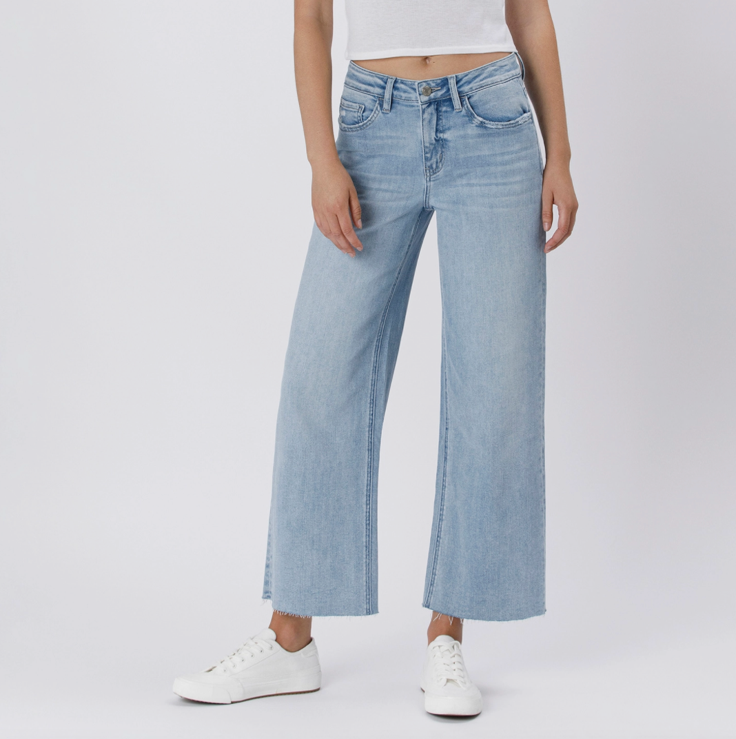 Vervet - High Rise Wide Leg Jeans
