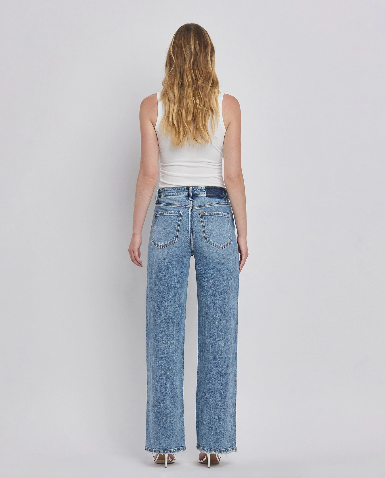 90's Super High Rise Wide Jeans