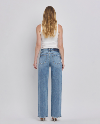 90's Super High Rise Wide Jeans