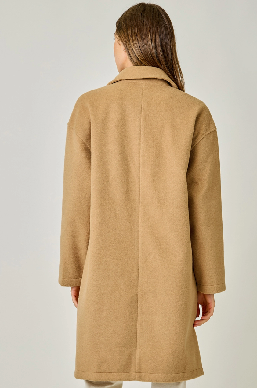 Double Breasted Dolman Sleeve Coat