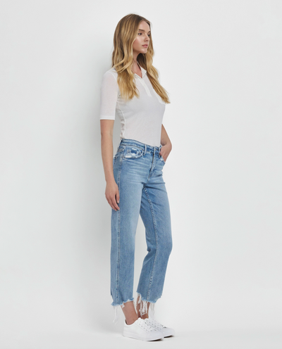 Vervet - High Rise Regular Straight Jeans