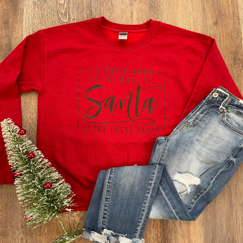 Santa Decks These Halls Sweatshirt